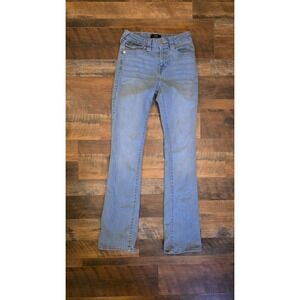 True Religion Women's Jeans Becca Mid Rise Bootcut Light Wash Sz 25